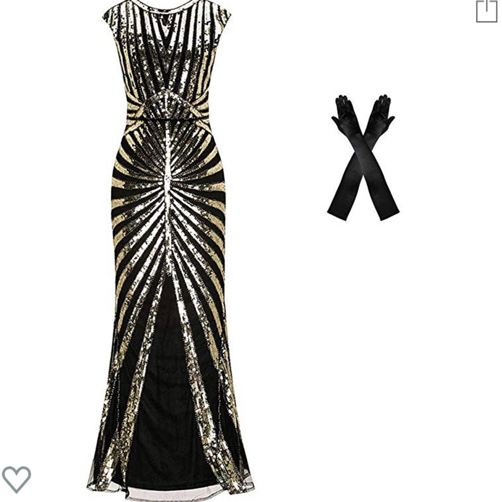 Roaring 20’s Gatsby Flapper dress.